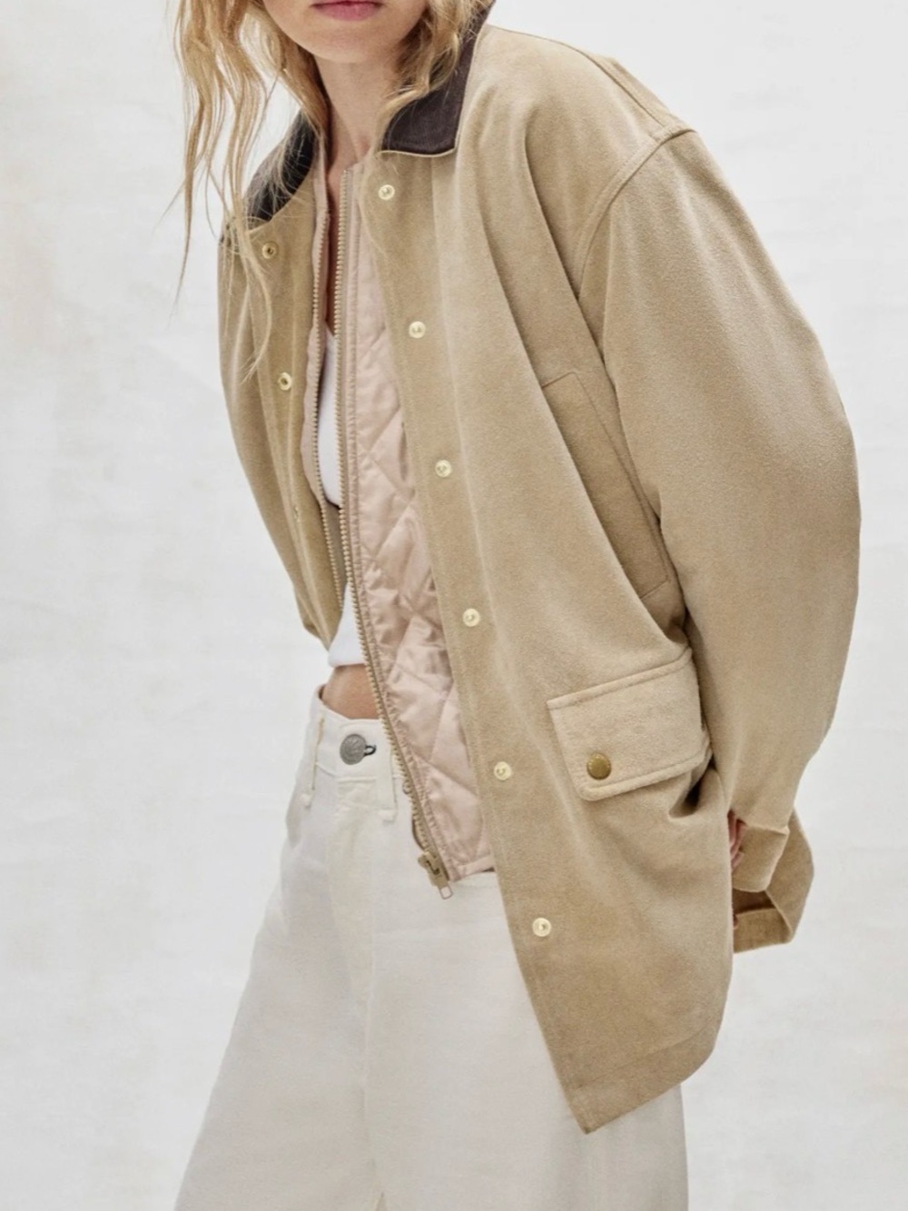 rag & bone Cassidy Suede Jacket -M